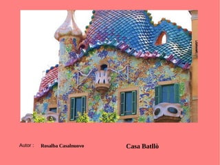 Autor : Rosalba Casalnuovo Casa Batllò
 