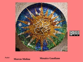 Marcos Molina
Autor: Mosaico Gaudiano
 