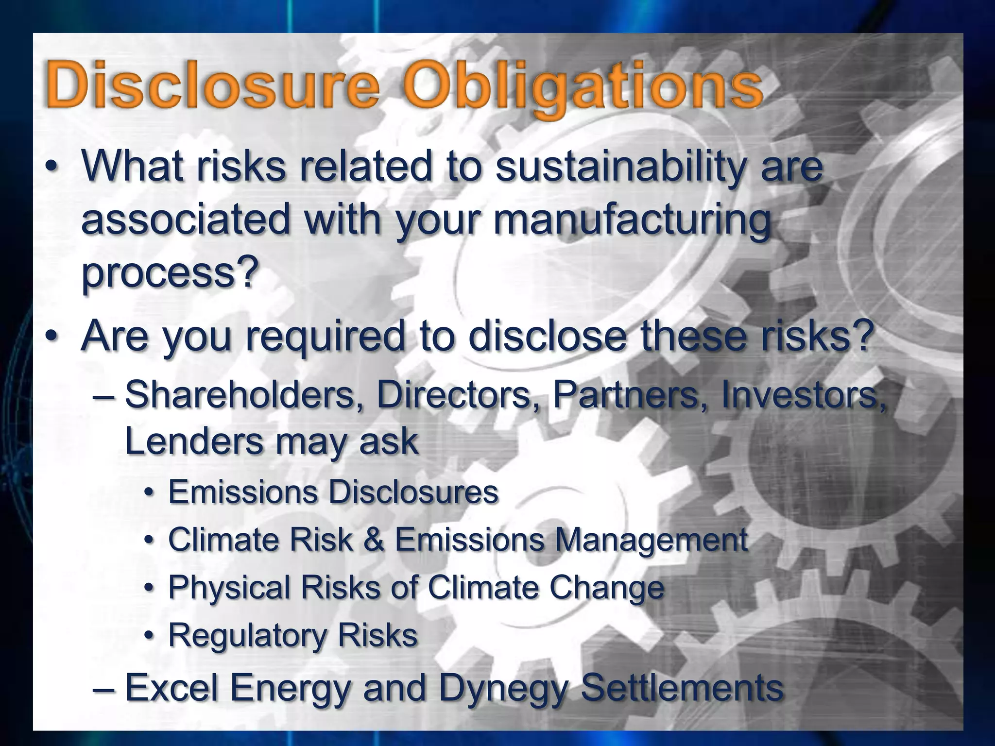 Cincinnati MEC 2009 Presentation: Evolving Green Economy