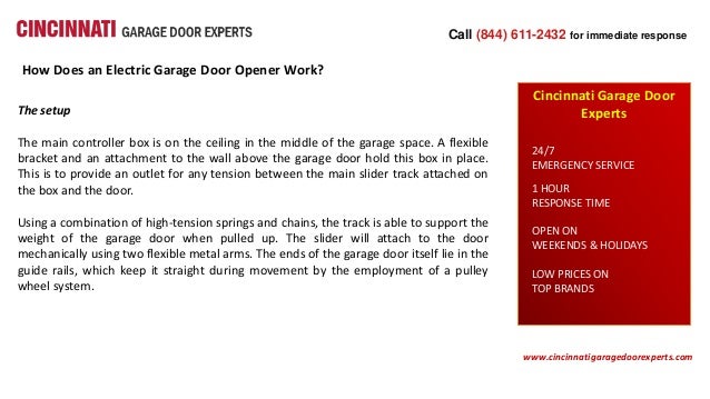 How Does An Electric Garage Door Opener Work