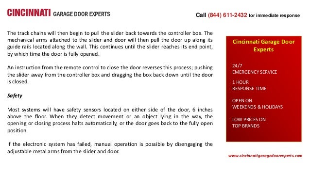 How Does An Electric Garage Door Opener Work