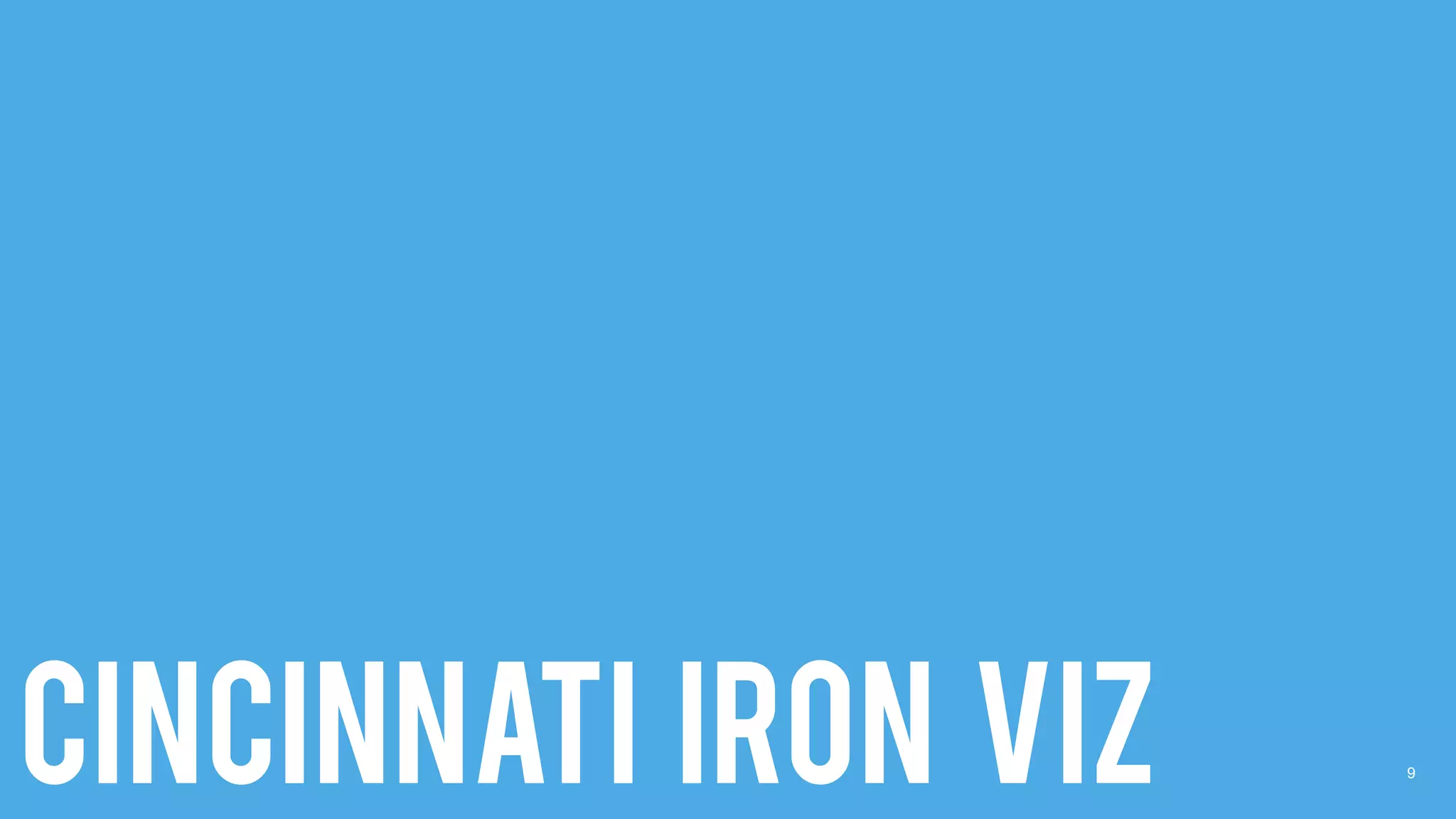 9CINCINNATI IRON VIZ
 