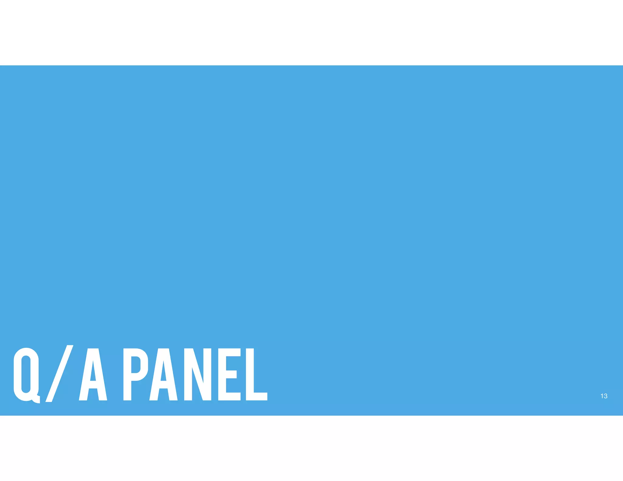 13Q/A PANEL
 