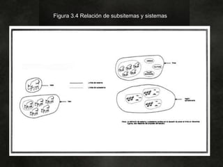 Figura 3.4 Relación de subsitemas y sistemas
 