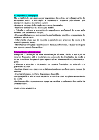 Cinco critérios para uma formação eficaz de gestores escolares | PDF