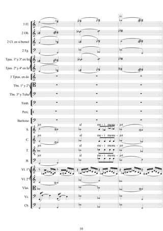 









3 Fl. 


  

  
 
2 Ob.  
  
 
  
  
2 Cl. en si bemol    

    
2 Fg.       








Tpas. 1ª y 3ª en fa  
  
 
  
 
Tpas. 2ª y 4ª en fa   

   
 


3 Tptas. en do    








Tbn. 1º y 2º    
Tbn. 3º y Tuba 
  


Timb. 
  


Perc.    


Barítono 
  











S. 

jot


al

  

me

- i

me-

nu -

jot

C.  
jot
 al





me

- i

me-

nu -
jot

T. 


jot

al




me

- i

me-

nu -

jot

B.  
jot
 
al




me
- i
me-
nu -

jot















Vl. 1º 

 










 

  
 


 




 



 

 

 


  


 
  


  
Vl. 2º  
 


Vlas.   
 

Vc.   

   
  
   
Cb.       
30
10
 