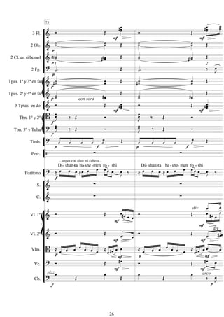 









3 Fl.   



 


 
2 Ob.  

 
  
 
 
2 Cl. en si bemol  

  
 
  

2 Fg.  
1
  
2
 









Tpas. 1ª y 3ª en fa  


 
 

Tpas. 2ª y 4ª en fa   

con sord


  


3 Tptas. en do   



 











Tbn. 1º y 2º 




    


  
Tbn. 3º y Tuba 




   


  


Timb. 





   

 





  

 


Perc. 
...unges con óleo mi cabeza...
 


Barítono 

 



Di

-

shan

-ta



ba

-she

-

 

men
 
ro - shi

   



Di-

shan

-

ta



ba

-

she-




men
 
ro - shi

 






S. 
 
C.   
















Vl. 1º   





  
 
div

 

 


 


Vl. 2º 
 




 


 

div
 
Vlas.  
   
  


    



     

  



   

 
  
 
Vc.   




 


 
 
Cb. 
pizz

 
 
 

arco




75
26
 