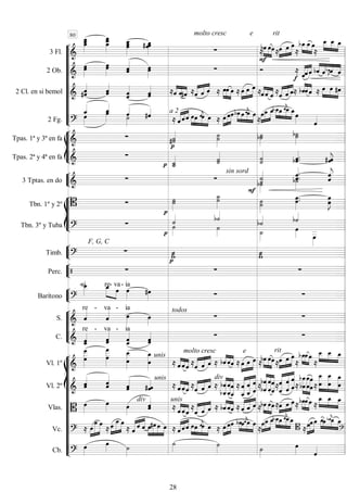 










3 Fl. 


 



  

molto cresc e rit






 

  




 




  
2 Ob. 


 




 



 



  
2 Cl. en si bemol  

 

 

  
 
   


   

   

  


   

  


  
2 Fg. 

 



 a 2
  
  



 
   

  



 
 



   




  








Tpas. 1ª y 3ª en fa  

 
 
 

Tpas. 2ª y 4ª en fa  
  

 
 
 


3 Tptas. en do   
sin sord






 









Tbn. 1º y 2º  



 


 

Tbn. 3º y Tuba 














Timb. 
F, G, C


 


Perc.    


Barítono 
- 
si  
re-

va-

ia
  






S.  re -
va -

ia

todos
 
C.  

re -
va -


ia
  















Vl. 1º 









unis
 


molto cresc e
 
 
    

   


   


 
rit


 









  
Vl. 2º  
 


   unis
 

  


  
div







  




 
 














 
 






 




 

Vlas. 

 
div


unis
 

  
 
    

  
 
    


 

  


 



  
Vc.   


 
 


 
  

   



     
 



 
   


 




 







   









 



  
Cb. 

 

 
 
80
28
 