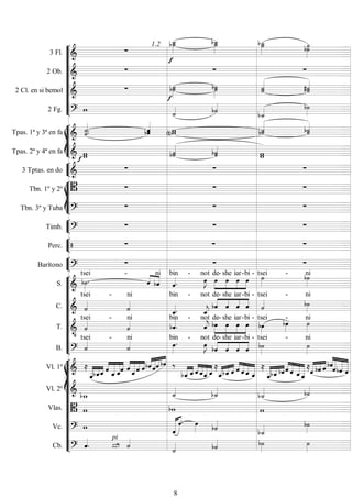 









3 Fl.  
1.2






2 Ob.    
2 Cl. en si bemol  





2 Fg.    
 








Tpas. 1ª y 3ª en fa  
 
 


Tpas. 2ª y 4ª en fa   
 


3 Tptas. en do    








Tbn. 1º y 2º    
Tbn. 3º y Tuba 
  


Timb. 
  


Perc.    


Barítono 
  










S.  

tsei -



ni


bin -


not





de-

she

iar-

bi -

tsei -

ni
C.  
tsei -

ni


bin -


not





de-

she

iar-

bi -

tsei -

ni
T. 

tsei -
ni


bin -


not





de-

she

iar-

bi -

tsei

-

ni
B.  tsei -
ni


bin -


not





de-

she

iar-

bi -

tsei -

ni














Vl. 1º  


 



   




  

 
   
 
 


  

 

  


   


 
 


  




   



 
Vl. 2º   

 
Vlas.    
Vc.    

  
 
Cb.  

pi
zz 
  

8
 