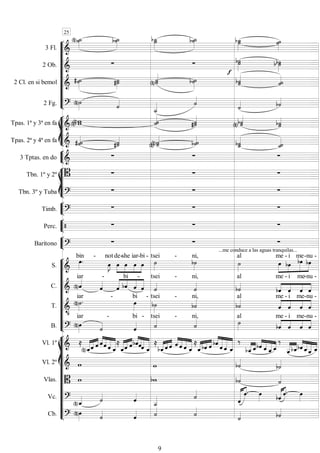 









3 Fl. 
 

 

 

2 Ob.   


 
2 Cl. en si bemol 
 
 
  
 
2 Fg.   
 
 








Tpas. 1ª y 3ª en fa   


 
 
Tpas. 2ª y 4ª en fa   

 
 

 



3 Tptas. en do    








Tbn. 1º y 2º    
Tbn. 3º y Tuba 
  


Timb. 
  


Perc.    


Barítono 
 
...me conduce a las aguas tranquilas...












S. 


bin -


not




de-

she

iar-

bi -

tsei -

ni,

al





me -

i

me-

nu -
C.  iar

-





bi

-
 
tsei -

ni,

al





me -

i

me-

nu -
T. 



iar -

bi -

tsei -
ni,
al




me -

i

me-

nu -
B.  
iar

-

bi -
tsei -
ni,

al





me -

i

me-

nu -














Vl. 1º  

 
  


  


 
  


 

  
  



  

 

  



  

 
  


   







 
Vl. 2º    

Vlas.    

Vc. 
 

 
 

   

 
Cb.   
 

 
25
9
 