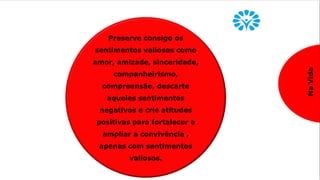 Na
Empresa
Identificando materiais,
equipamentos, ferramentas,
utensílios, informações e
dados necessários e
desnecessários, descartando
ou dando a devida
destinação àquilo
considerado desnecessário
ao exercício das atividades
Em
Casa
Basta verificar aquele
espaço da casa onde você
coloca tudo que não serve
mais, brinquedos quebrados,
a roupa velha que não serve,
as revistas e jornais que
jamais serão lidos
novamente, dentre outros
exemplos que você já deve
estar imaginando .
Na
Vida
Preserve consigo os
sentimentos valiosos como
amor, amizade, sinceridade,
companheirismo,
compreensão, descarte
aqueles sentimentos
negativos e crie atitudes
positivas para fortalecer e
ampliar a convivência ,
apenas com sentimentos
valiosos.
 