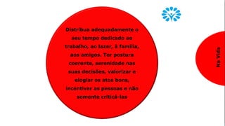 Praticando o SEITON
2º S – SEITON / Ordenação
Na
Empresa
Na definição dos locais
apropriados, adota-se como
critério a facilidade para
estocagem, identificação,
manuseio, reposição,
retorno ao local de origem
após uso, consumo dos itens
mais velhos primeiro.
Em
Casa
Não é incomum para você as
cenas de correria pela
manhã à procura da agenda,
dos Crachá, dos cadernos,
das chaves, do uniforme. E
na hora de declarar o
imposto de renda? E as idas
e vindas ao mercado? Cada
hora falta alguma coisa para
comprar.
Na
Vida
Distribua adequadamente o
seu tempo dedicado ao
trabalho, ao lazer, à família,
aos amigos. Ter postura
coerente, serenidade nas
suas decisões, valorizar e
elogiar os atos bons,
incentivar as pessoas e não
somente criticá-las
 