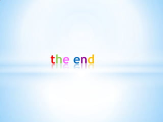 the end
 