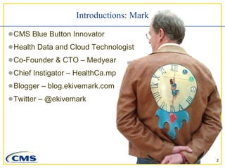 CMS BlueButton on FHIR at Cinderblocks3 | PPT