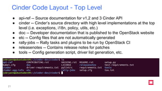 OpenStack Cinder On-Boarding Education - Boston Summit - 2017