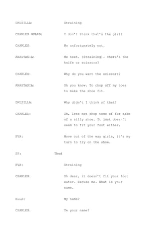 Cindrella radio drama script | PDF