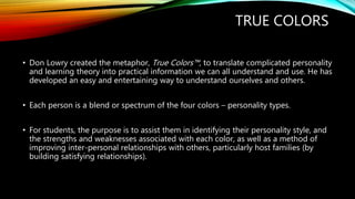 true colors leadership test pdf