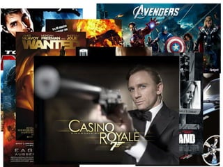 Casi siempre es una
lucha entre los buenos y
los malos, donde existen
elementos como luchas,
explosiones, violencia
entre otros.
 