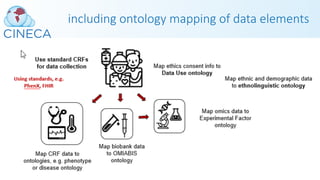 including ontology mapping of data elements
 