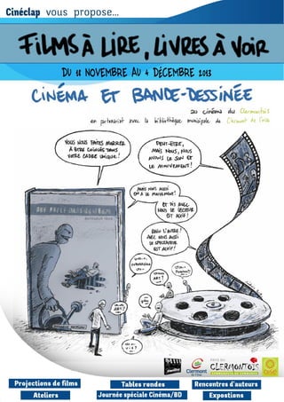 Cinéclap et Bibliothèque de Clermont (Oise) - Films à lire, films à voir - novembre décembre 2013