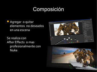 Edición: Adobe Premiere y Final Cut
 