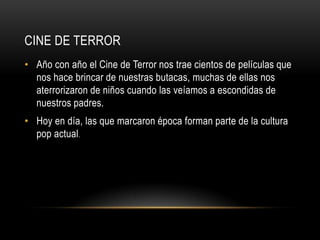 Cine de terror | PPT
