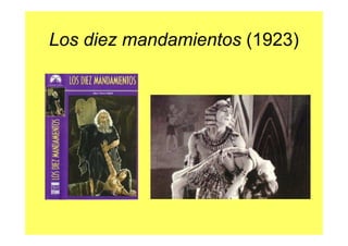 Los diez mandamientos (1923)
 