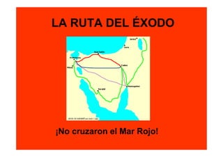 LA RUTA DEL ÉXODO




¡No cruzaron el Mar Rojo!
 