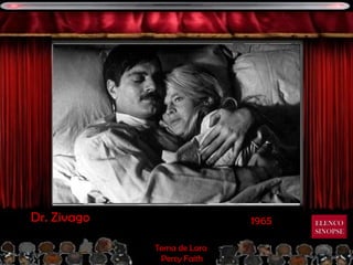 1965 Dr. Zivago Tema de Lara Percy Faith ELENCO SINOPSE 