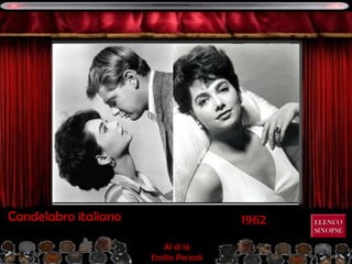 Candelabro italiano 1962
Al di là
Emilio Pericoli
ELENCOELENCO
SINOPSESINOPSE
 