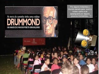 Por alguns instantes o mundo parará para  ouvir o nosso canto e se apaziguará por alguns poucos momentos... 