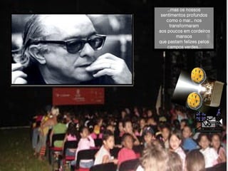 ...mas os nossos   sentimentos profundos como o mar... nos transformaram  aos poucos em   cordeiros mansos que pastam   felizes   pelos campos verdes... 