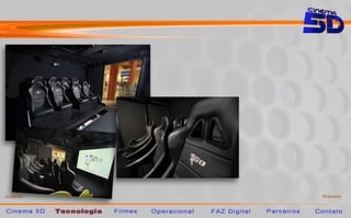 O simulador




              As poltronas são super confortáveis e acolchoadas.

                      Equipadas com cinto-de-segurança reguláveis.
 