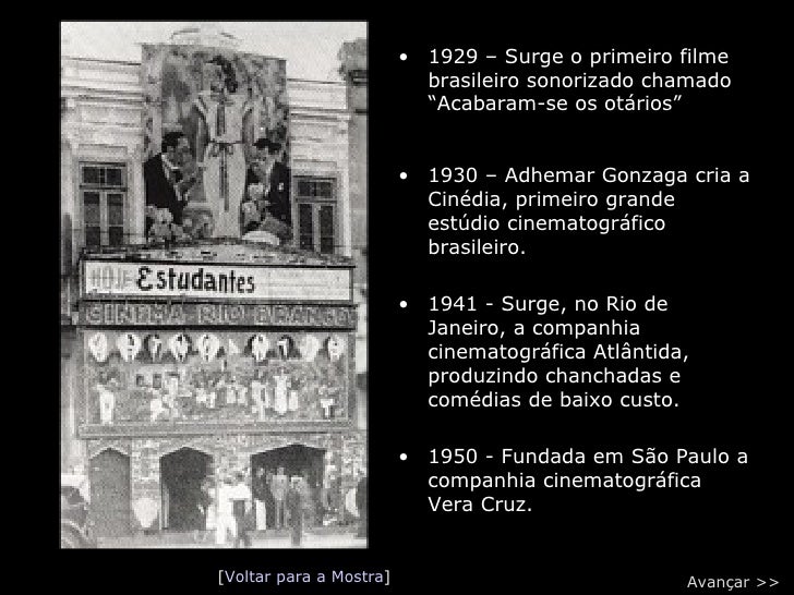 Cinema brasileiro Cinema brasileiro