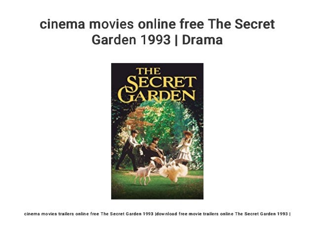 Cinema Movies Online Free The Secret Garden 1993 Drama