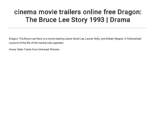 dragon the bruce lee story online