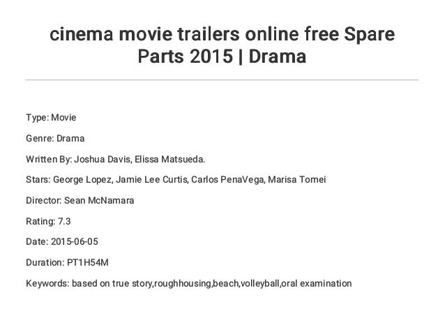 26 Top Images Spare Parts Movie True Story / Trailer Of Spare Parts Teaser Trailer