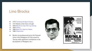 Cinema of the philippines | PPTX