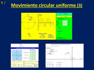 Movimiento circular uniforme (3)
 