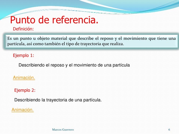Cinematica 1 d nivel oa