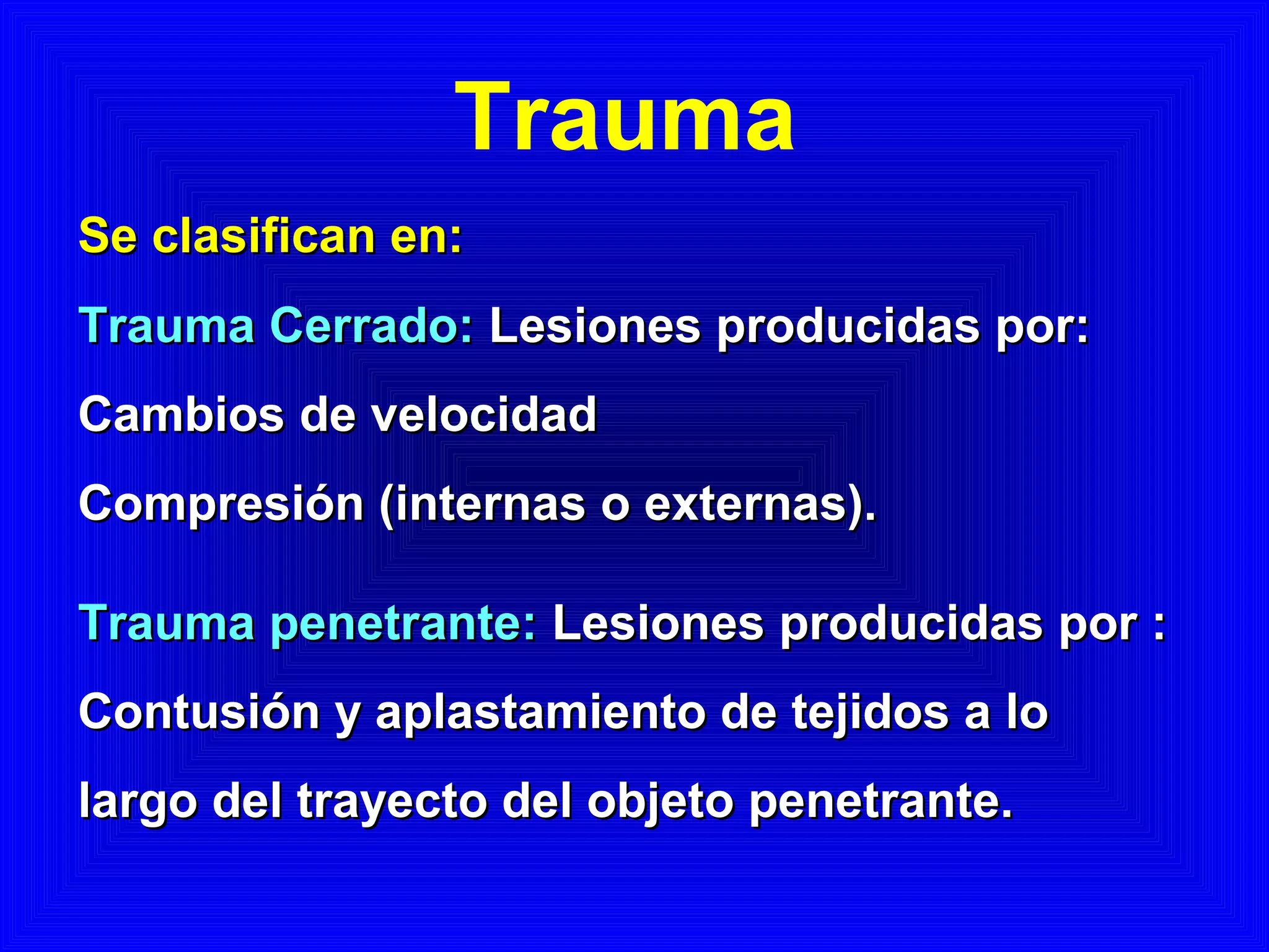 Cinemática de Trauma | PPT | First Aid | Injuries