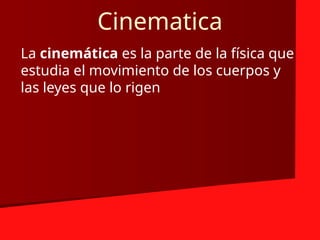 PRESENTACION DE CINEMATICA 2021 CBT JDDB | PPTX