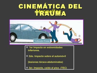Cinematica del trauma u2 | PPT