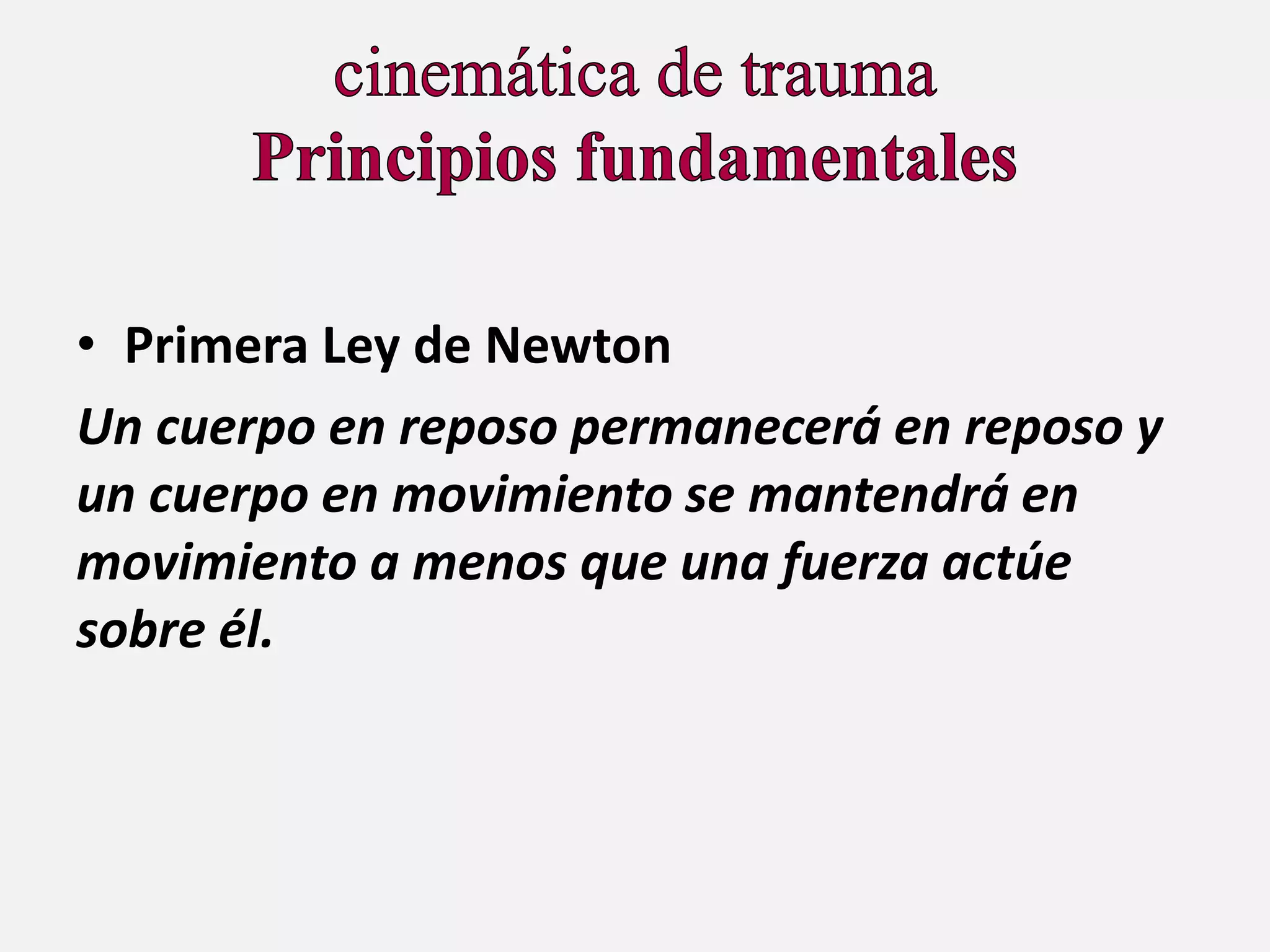 Cinematica de trauma | PPTX | Death, Injury, or Military Conflict ...
