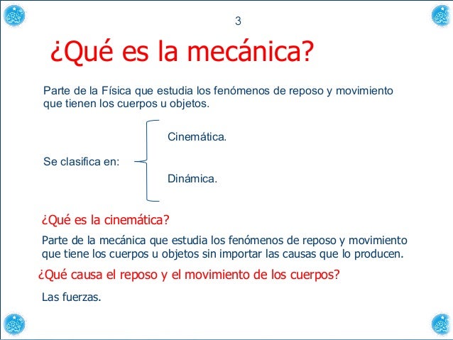 Cinematica en una y dos dimensiones FÍSICA A