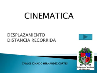 CINEMATICA




CARLOS IGNACIO HERNANDEZ CORTES
 