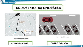 4
PONTO MATERIAL CORPO EXTENSO
FUNDAMENTOS DA CINEMÁTICA
FONTE: link.estadao.com.br
FONTE: pt.wikihow.com
 