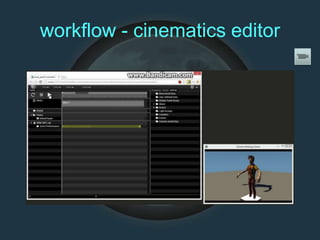 workflow - cinematics editor
 