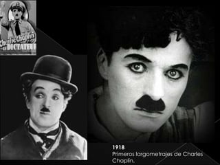 1918
Primeros largometrajes de Charles
Chaplin.
 