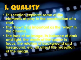 What Are The 5 Components Of Cinematography? – WDLO